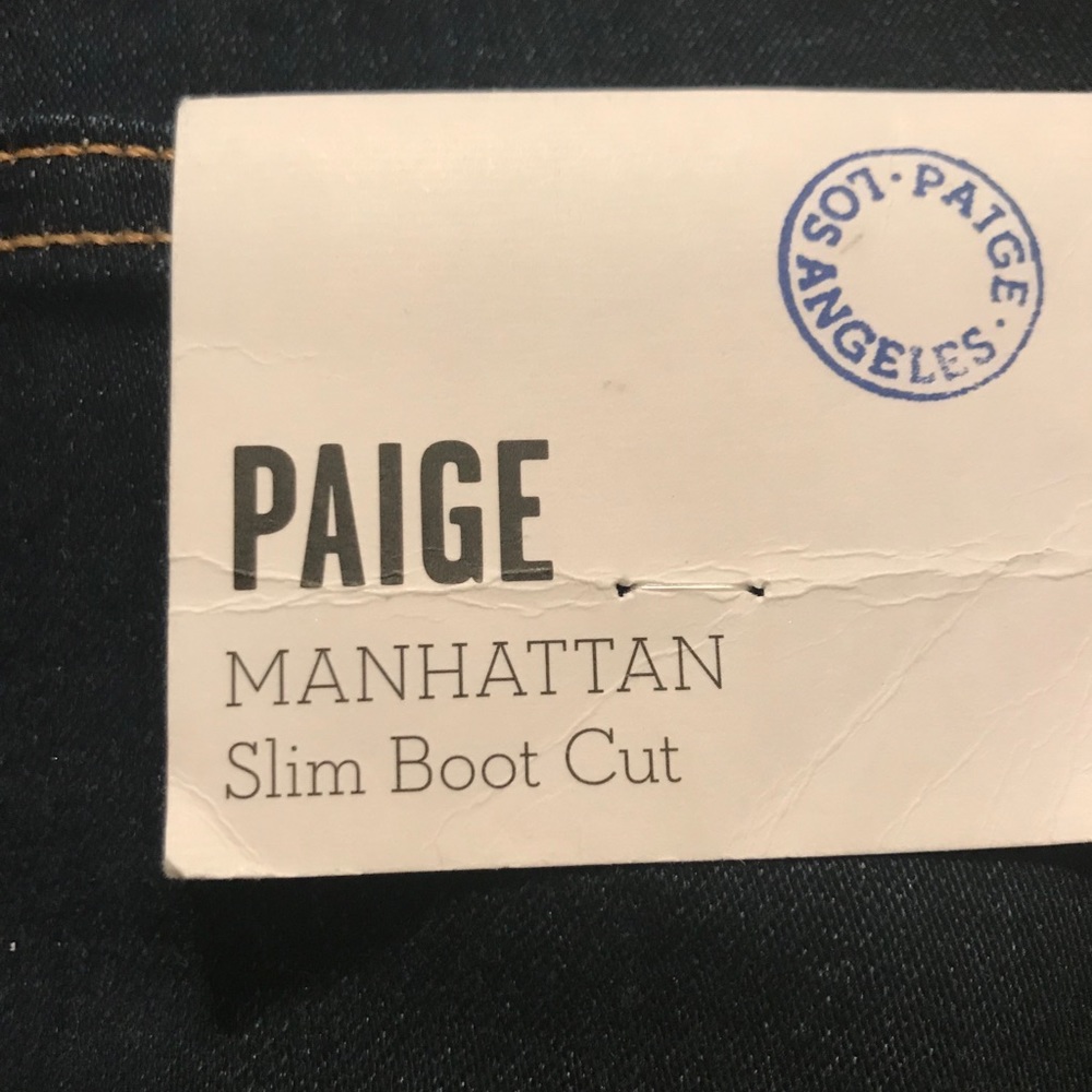 PAIGE Manhattan Slim Boot Cut 27 - Picture 3 of 6